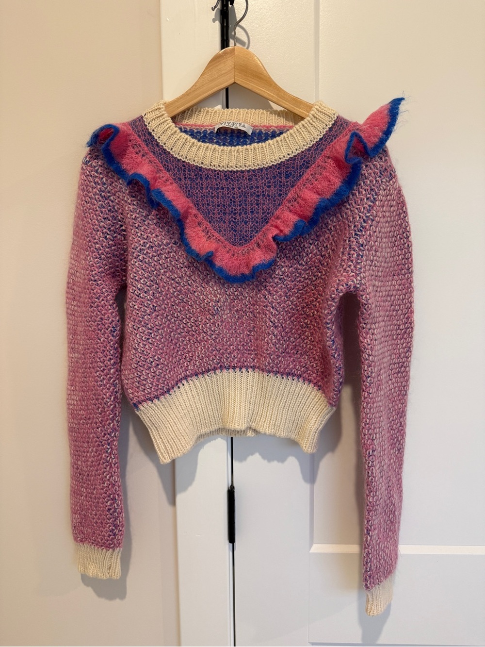 vivetta batoni ruffle sweater (made in Italy) appear in TV shows